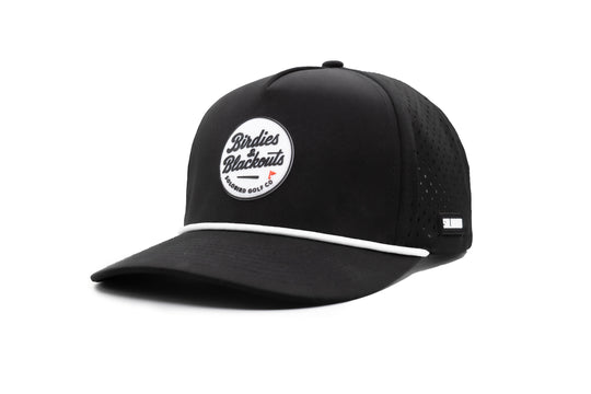 Birdies X Blackouts Snapback Black Script