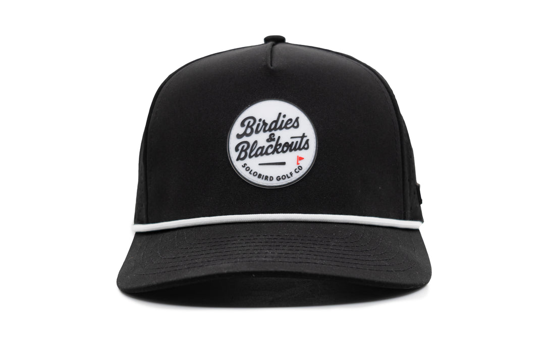Birdies X Blackouts Snapback Black Script