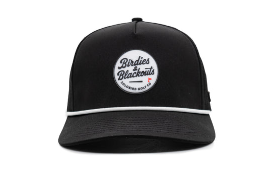 Birdies X Blackouts Snapback Black Script