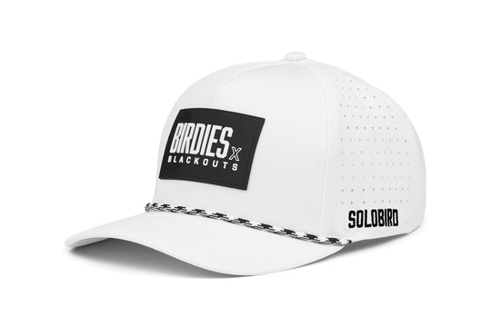 Birdies X Blackouts Snapback White