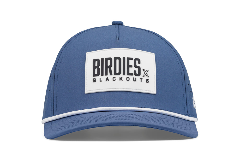 Birdies X Blackouts Snapback Slate Blue