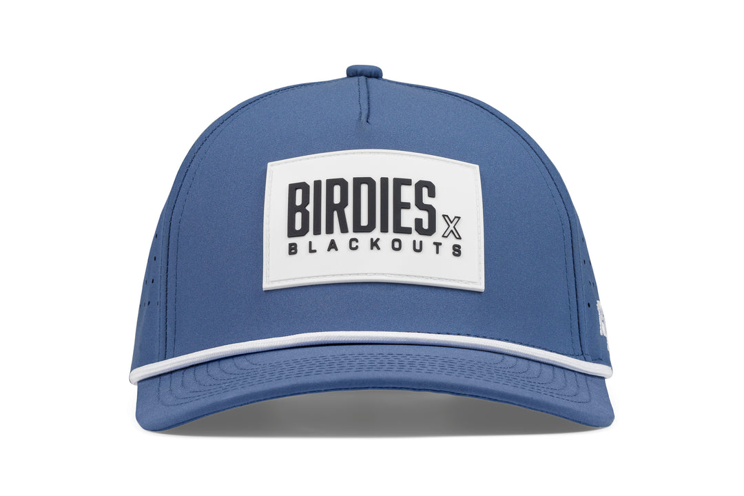 Birdies X Blackouts Snapback Slate Blue