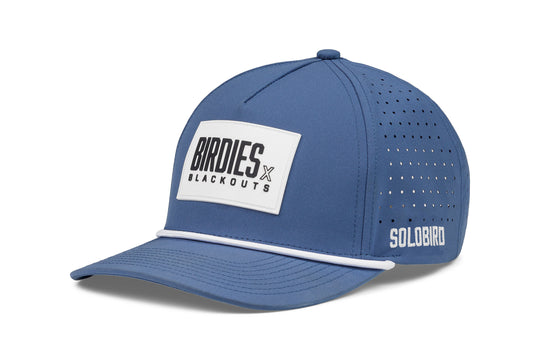 Birdies X Blackouts Snapback Slate Blue