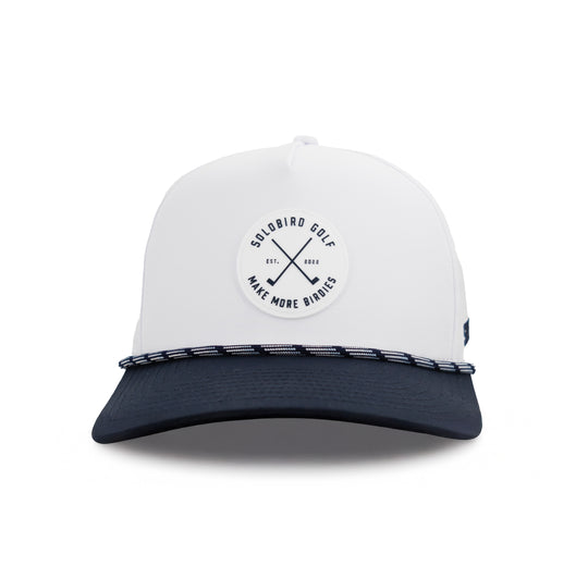 Make More Birdies Snapback - Navy/White