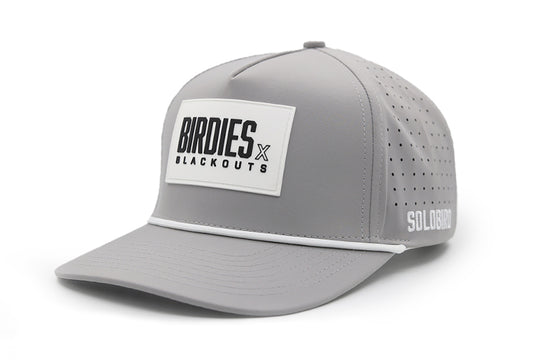 Birdies X Blackouts Snapback Grey