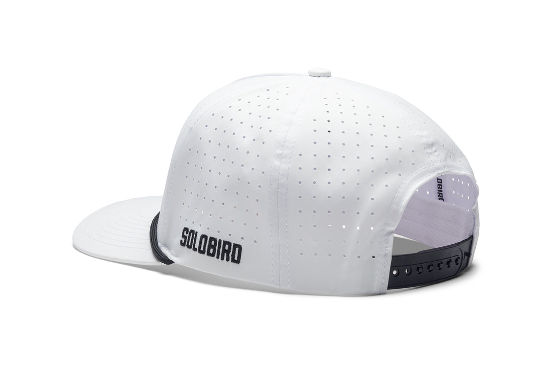 Make More Birdies Snapback White/White