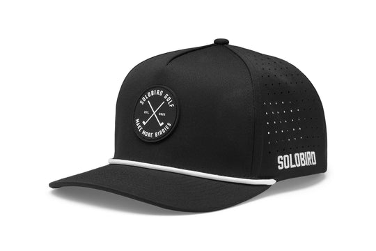 Make More Birdies Snapback - Black/White