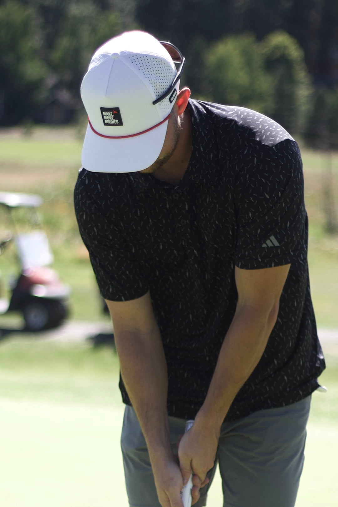 Make More Birdies - Snapback - White/Red