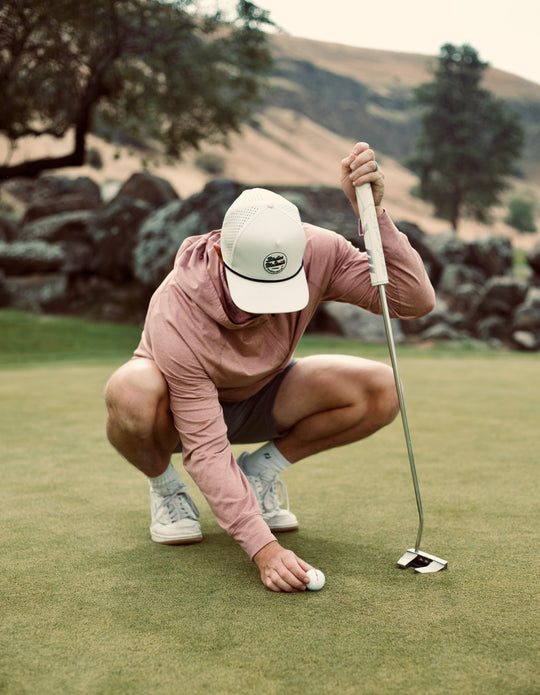 Birdies X Blackouts Snapback White Script
