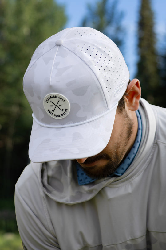 Make More Birdies Snapback - Arctic Camo