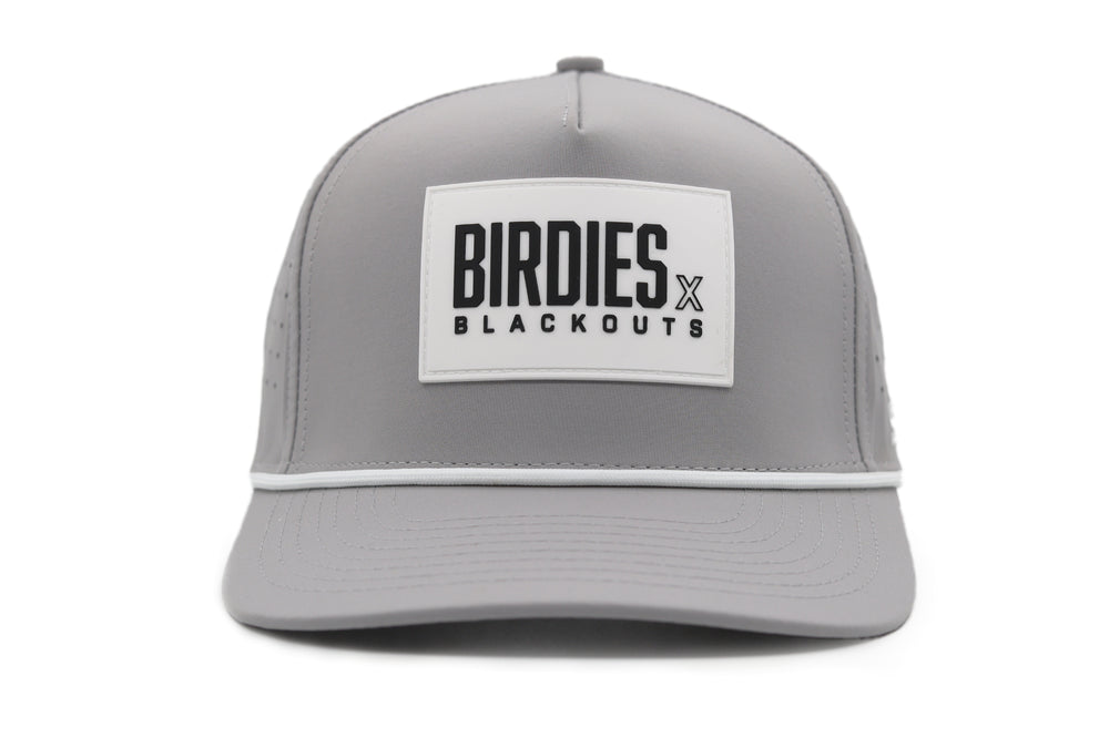 Birdies X Blackouts Snapback Grey