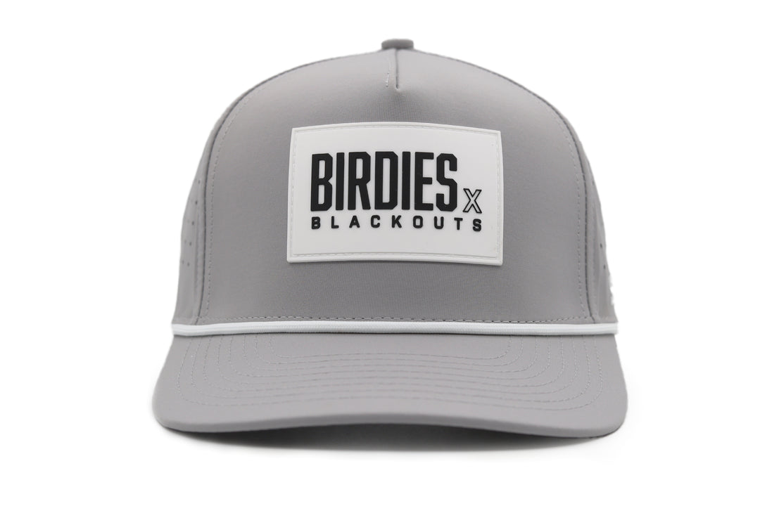 Birdies X Blackouts Snapback Grey