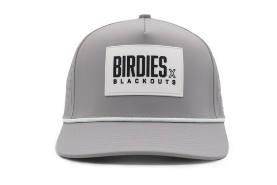 Birdies X Blackouts Snapback Grey