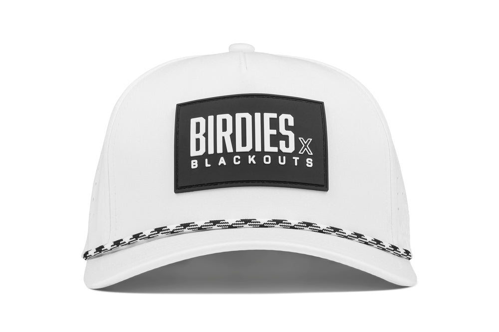 Birdies X Blackouts Snapback White
