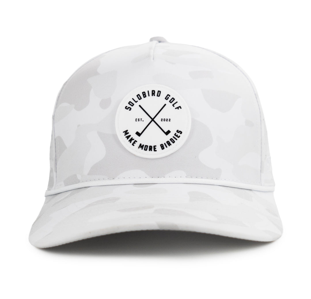 Make More Birdies Snapback - Arctic Camo