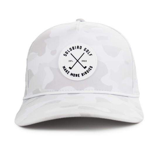 Make More Birdies Snapback - Arctic Camo