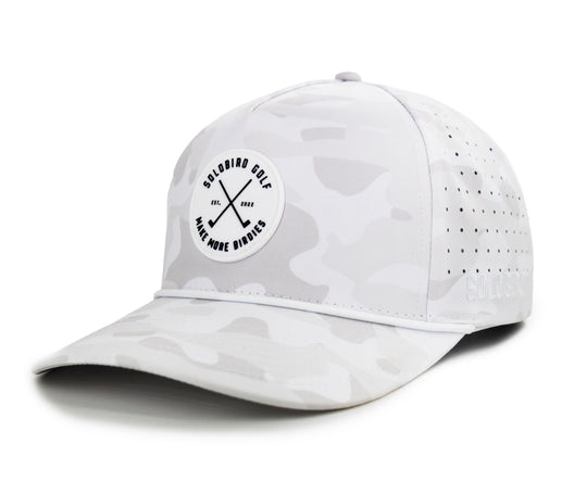 Make More Birdies Snapback - Arctic Camo